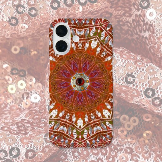 Silver Mandala Case-Mate iPhone Case