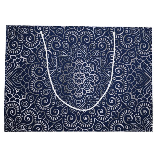 Silver Mandala Groot Cadeauzakje (Achterkant)