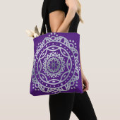 Silver Mandala Tote Bag (Dichtbij)