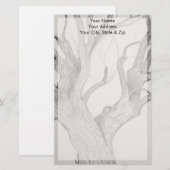 Silver Maple Briefpapier (Voorkant / Achterkant)