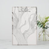 Silver Maple Briefpapier (Staand voorkant)
