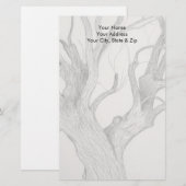 Silver Maple Briefpapier (Voorkant / Achterkant)