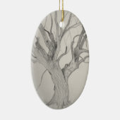 Silver Maple Keramisch Ornament (Rechts)