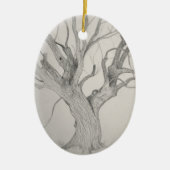 Silver Maple Keramisch Ornament (Voorkant)
