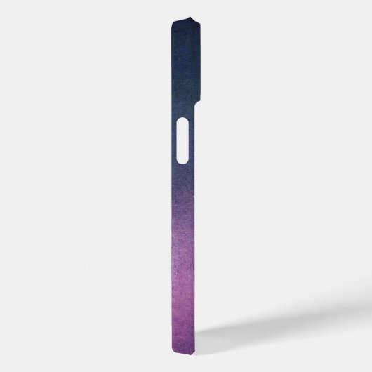 Silver Maple Leaf op Roze Paarse Monogram Case-Mate iPhone Case (Achterkant / Rechts)