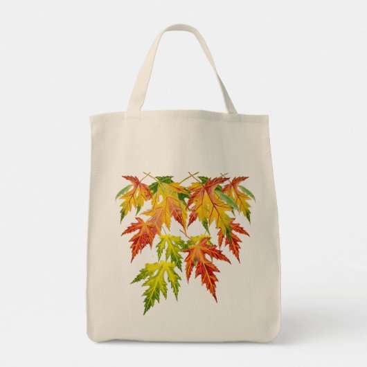 Silver Maple op een Canvas tas voor de supermarkt (Achterkant)