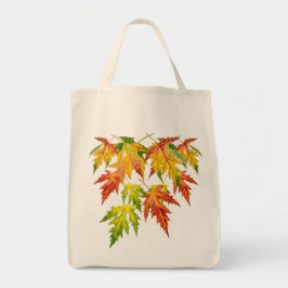 Silver Maple op een Canvas tas voor de supermarkt
