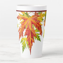 Silver Maple op een grote latte Mok