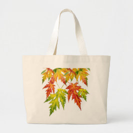 Silver Maple op een Jumbo-Canvas tas