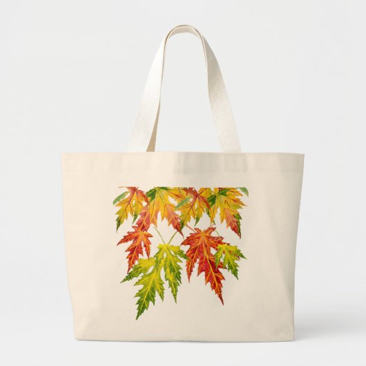 Silver Maple op een Jumbo-Canvas tas (Voorkant)