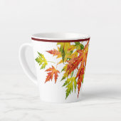 Silver Maple op een kleine latte Mok (Linkerhoek)