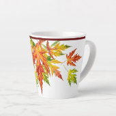 Silver Maple op een kleine latte Mok (Rechterhoek)