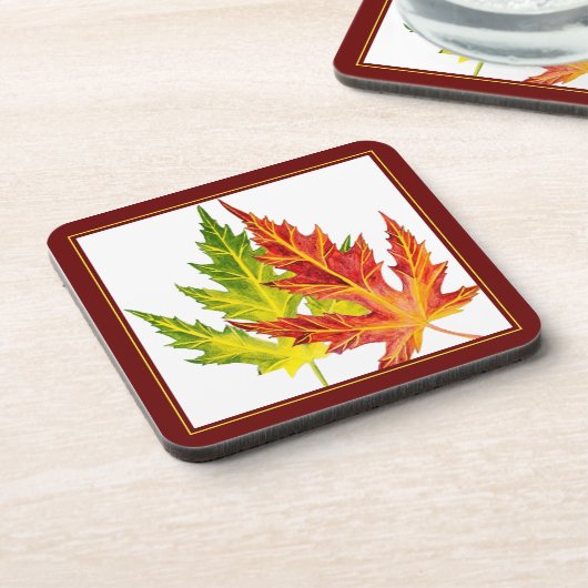 Silver Maple op een set van zes Onderzetters (Linkerzijde)