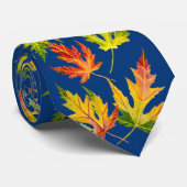Silver Maple op een Stropdas (Opgerold)