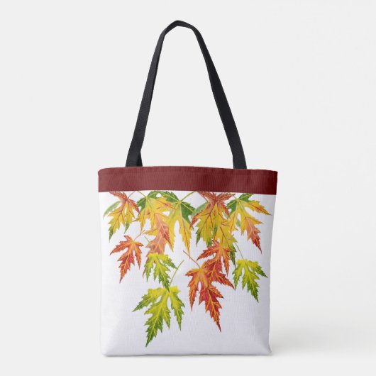 Silver Maple op een Tas (Achterkant)