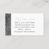 Silver Marble Diamond Coach Visitekaartje (Achterkant)
