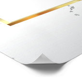 Silver Marble, Gold and White - Seating Chart Poster (Hoek)