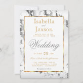 Silver Marble, Gold en White Kaart (Voorkant)