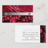 Silver Marble Pink Diamond Coach Visitekaartje (Voorkant / Achterkant)