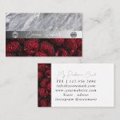 Silver Marble Pink Diamond Coach Visitekaartje (Voorkant / Achterkant)