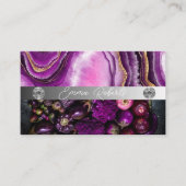 Silver Marble Pink Diamond Coach Visitekaartje (Voorkant)