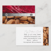 Silver Marble Pink Diamond Coach Visitekaartje (Voorkant / Achterkant)