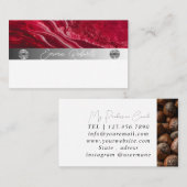 Silver Marble Pink Diamond Coach Visitekaartje (Voorkant / Achterkant)