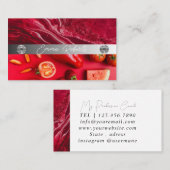 Silver Marble Pink Diamond Coach Visitekaartje (Voorkant / Achterkant)