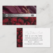 Silver Marble Pink Diamond Coach Visitekaartje (Voorkant / Achterkant)