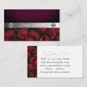 Silver Marble Pink Diamond Coach Visitekaartje (Voorkant / Achterkant)