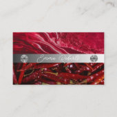 Silver Marble Pink Diamond Coach Visitekaartje (Voorkant)