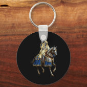 Silver Mask King Baldwin Iv Golden Mask Medieval A Sleutelhanger (Voorkant)