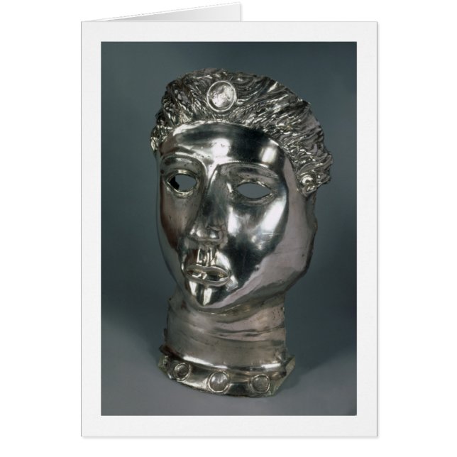 Silver mask, Roman, 1e helft van 3e eeuw AD (si (Voorkant)