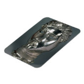 Silver mask, Roman, 1e helft van 3e eeuw AD (si Magneet (Linkerzijde)