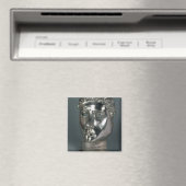 Silver mask, Roman, 1e helft van 3e eeuw AD (si Magneet (Insitu (Vaatwasser))