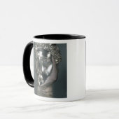 Silver mask, Roman, 1e helft van 3e eeuw AD (si Mok (Voorkant links)