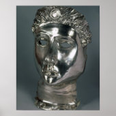 Silver mask, Roman, 1e helft van 3e eeuw AD (si Poster (Voorkant)