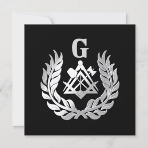 Silver masonry symbool