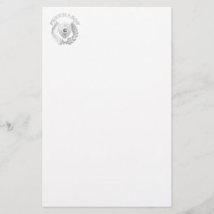 Silver masonry symbool briefpapier