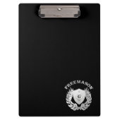 Silver masonry symbool klembord (Voorkant)