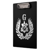 Silver masonry symbool klembord (Links)