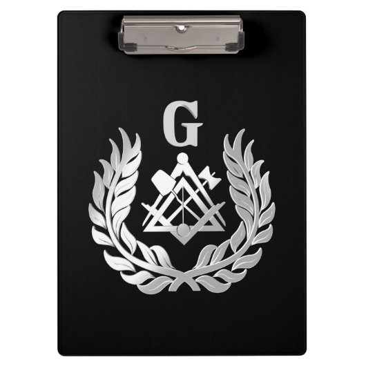 Silver masonry symbool klembord (Voorkant)