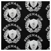 Silver masonry symbool stof (Swatch)