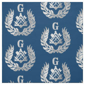 Silver masonry symbool stof (Swatch)