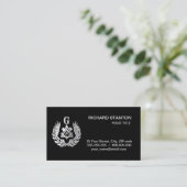 Silver masonry symbool visitekaartje (Staand voorkant)