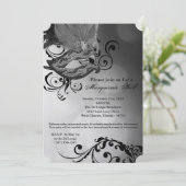 Silver Masquerade Ball Mask Costume Halloween Part Kaart (Staand voorkant)