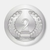 Silver Medal Magneet (Voorkant)