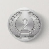 Silver Medal Ronde Button 5,7 Cm (Voorkant)