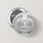 Silver Medal Ronde Button 5,7 Cm (Voorkant /achterkant)