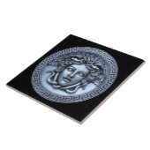 Silver Medusa Wall Tegel Tegeltje (Zijkant)